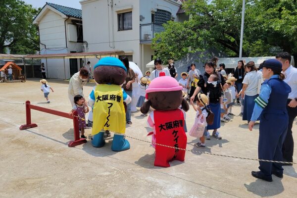 防犯指導と七夕イベント